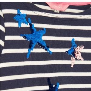 Joules Star Sequin Dress - Girls